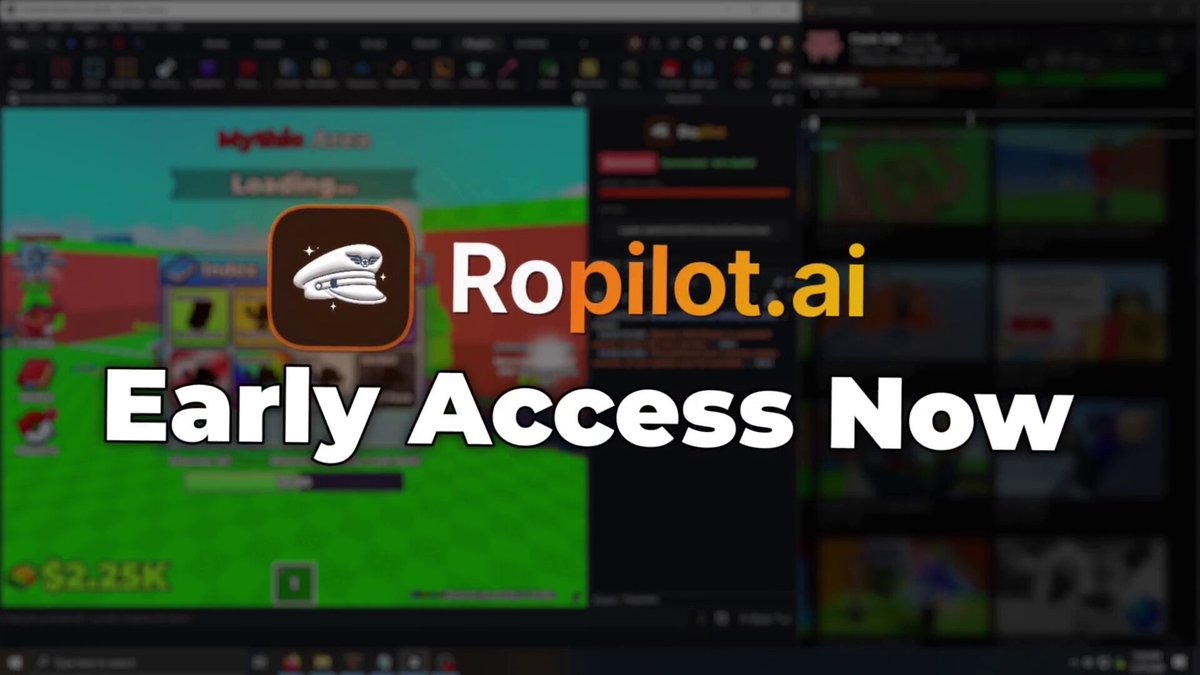 Ropilot early access announcement video thumbnail for Roblox creators
